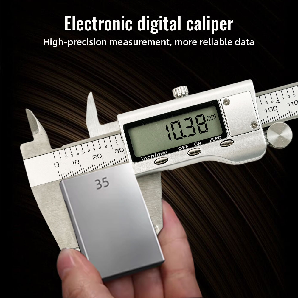 Digital Caliper 150Mm Stainless Steel - Alat Ukur Mikrometer Logam Digital Elektronik