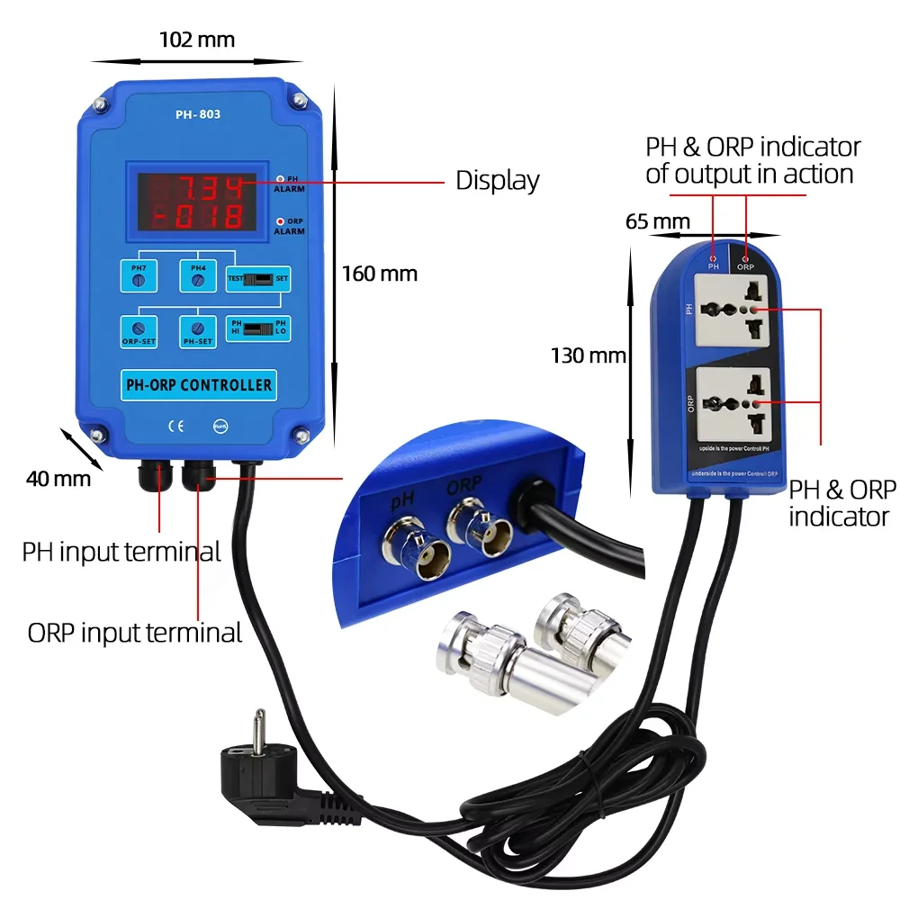 Pengontrol pH Digital, Alat Uk - Ph Meter Digital Water Tester ulasan dan harga